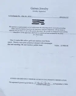 Ladies Rolex OP Datejust 69173 Two-Tone 18K Ivory Champagne gold Dial w Box dead