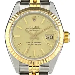 ROLEX DATEJUST 69173 YG AUTOMATIC LADIES #BS338
