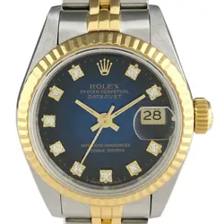 ROLEX 69173G YG DIAMOND AUTOMATIC LADIES #BS208