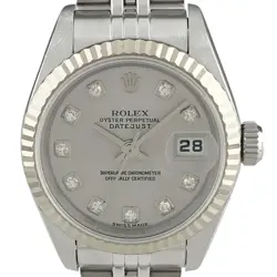 ROLEX DATEJUST 79174G WG DIAMOND AUTOMATIC LADIES #BS230