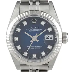 ROLEX DATEJUST 69174G WG DIAMOND AUTOMATIC LADIES #BS232