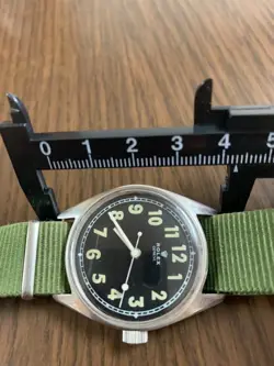 ROLEX MILITARY VINTAGE WATCH WHITE DIAL HAND-ROLLED VIETNAM WAR