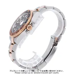 ROLEX GMT MASTERII 40MM STEEL 18K ROSE GOLD BLACK DIAL 126711CHNR
