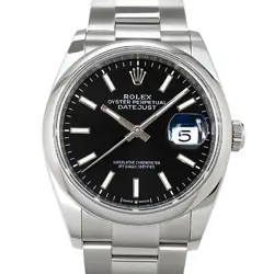 ROLEX DATEJUST 36 126200 RANDOM NUMBER AUTOMATIC STAINLESS STEEL BRIGHT BLACK