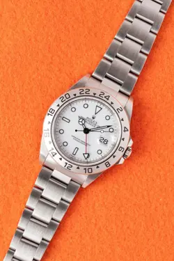 1999 ROLEX EXPLORER II 16570 POLAR SWISS ONLY DIAL
