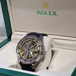 LIMITED EDITION WATCH SWISS SKELETON WATCH 48MM ROLEX POCKET WATCH MOVEMENT 1920