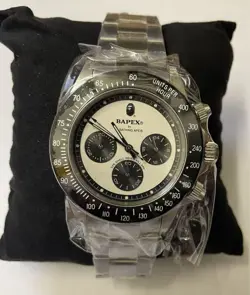 BAPE BAPEX SALMARINA  BRAND  NEW ROLEX DAYTONA  TYPE FREE SHIPPING  FROM JAPAN !