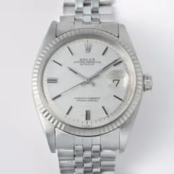 ROLEX OYSTER PERPETUAL DATEJUST 1601 VINTAGE SELF-WINDING SS CASE & BELT 1970