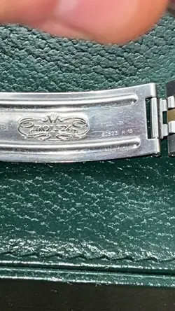 1987 Rolex Datejust 16013, 36mm,Blue Arabic Motif Dial,18K&Stainless Steel Watch