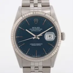 ROLEX DATEJUST 16234 SS×WG AT BLUE-FACE