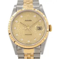 ROLEX  DATEJUST 16233G SSXYG AUTOMATIC VOLUME BAN R45_0203