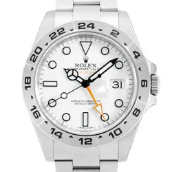 ROLEX EXPLORER II 216570 WHITE G NUMBER UNUSED MENS