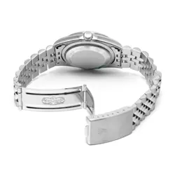 Rolex 2/10  Datejust 16220 A No. 1999 Silver Watch r45_0203