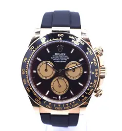 ROLEX COSMOGRAPH DAYTONA 40MM 18K YELLOW GOLD BLACK DIAL OYSTERFLEX - 126518LN
