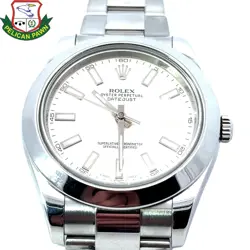 Rolex DateJust II 41MM Stainless Steel Smooth Oyster 116300 Men's Wa (PBR105921)