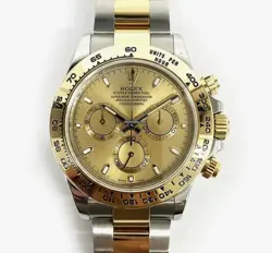ROLEX DAYTONA COSMOGRAPH 40MM CHAMPAGNE DIAL TWO-TONE 18K GOLD & STEEL - 116503