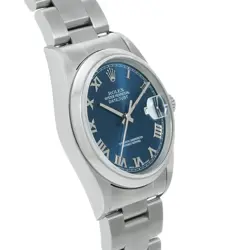 USED ROLEX Datejust 16200 Blue Case Size 36×36mm Men's Watch #21254