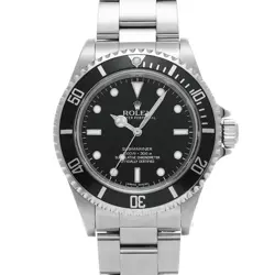 USED ROLEX SUBMARINER 14060M BLACK CASE SIZE 40×40MM MEN'S WATCH #2284