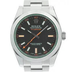 ROLEX MILGAUSS 116400GV BLACK WARRANTY 2017 BOX/PAPER