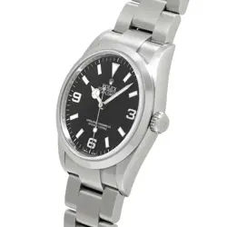 USED ROLEX Explorer 114270 Black Case Size 36×36mm Men's Watch #25344