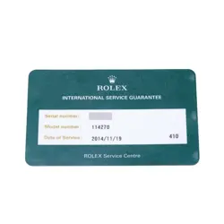 USED ROLEX Explorer 114270 Black Case Size 36×36mm Men's Watch #25344