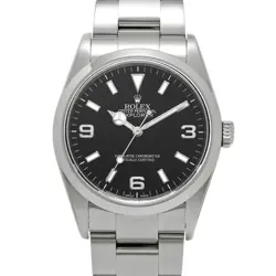 USED ROLEX Explorer 114270 Black Case Size 36×36mm Men's Watch #25344