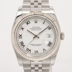 ROLEX DATEJUST 116234 SS×WG AT WHITE DIAL