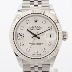 ROLEX DATEJUST 279174 SS×WG AT SILVER-FACE 2 EXTRA LINKS