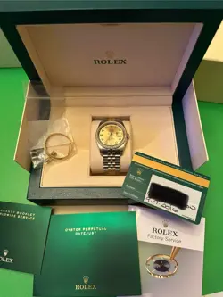 ROLEX DATEJUST 36MM FACTORY DIAMOND DIAL