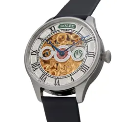 ROLEX 48MM MEN MARRIAGE WATCH LEATHER BAND WITH POCKET ARRANGEMENT ANTIQUE 1941