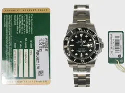 ROLEX SUBMARINER 116610LN WITH CARD 40MM STAINLESS STEEL OYSTER BRACELET