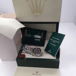 W/Box Papers 2010 Rolex Submariner 4-Liner Rehaut 40 mm Black Watch 14060 M