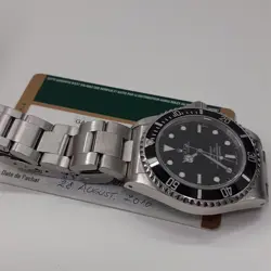 W/Box Papers 2010 Rolex Submariner 4-Liner Rehaut 40 mm Black Watch 14060 M