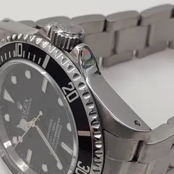 W/Box Papers 2010 Rolex Submariner 4-Liner Rehaut 40 mm Black Watch 14060 M