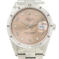 USED ROLEX OYSTER DATE 15210 CASE SIZE 34MM BAND SIZE 19CM MEN'S WATCH #2174