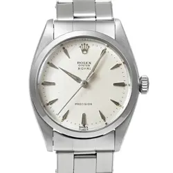 USED ROLEX OYSTER 6426 SILVER MANUAL CASE SIZE 34MM×34MM MEN'S WATCH #2224