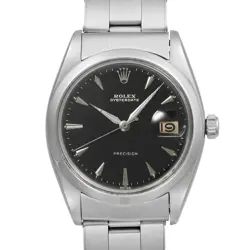 USED ROLEX OYSTER DATE 6694 BLACK CASE SIZE 34MM×34MM MEN'S WATCH #2374