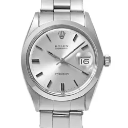USED ROLEX OYSTER DATE 6694 SILVER CASE SIZE 34MM×34MM MEN'S WATCH #2274