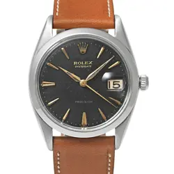 USED ROLEX OYSTER DATE 6694 BLACK CASE SIZE 34MM×34MM MEN'S WATCH #2174