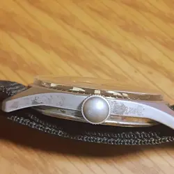 Rolex Geneva Military Vintage Hand-wound black Watch Vietnam War Working Japan