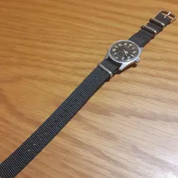 Rolex Geneva Military Vintage Hand-wound black Watch Vietnam War Working Japan