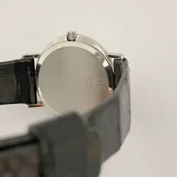ROLEX WG Cellini 3653 Cal.1600 buckle Hand Wound Silver Dial Dress
