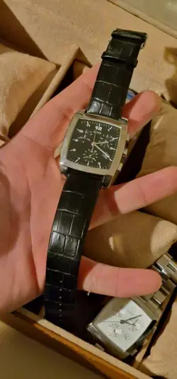 WATCH WITH LEATHER