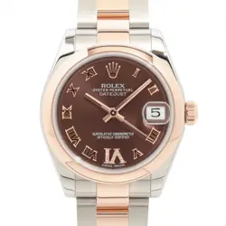 ROLEX DATEJUST 178241 SS×PG AT CHOCOLATE-FACE 2 EXTRA LINKS