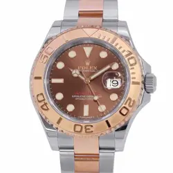ROLEX YACHT-MASTER 40MM STEEL 18K ROSE GOLD CHOCOLATE DIAL 116621