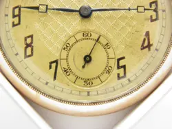 Antique 9ct Rose Gold RG ROLEX Unicorn Open Face Pocketwatch c1920s VGC