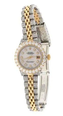 DIAMOND BEZEL PEARL