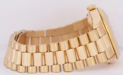 1990 Rolex Day-Date President PAPERS 36mm Diamond 18K Gold Watch 18238 BOX