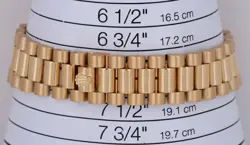 1990 Rolex Day-Date President PAPERS 36mm Diamond 18K Gold Watch 18238 BOX
