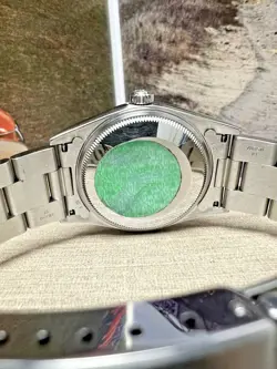 Rolex Oyster Perpetual Air King Precision 14000 Salmon Dial 34mm Watch